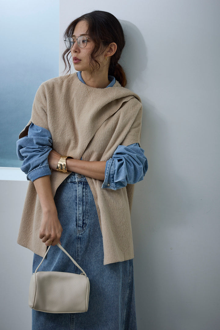 [予約]ラップシャギーポンチョ