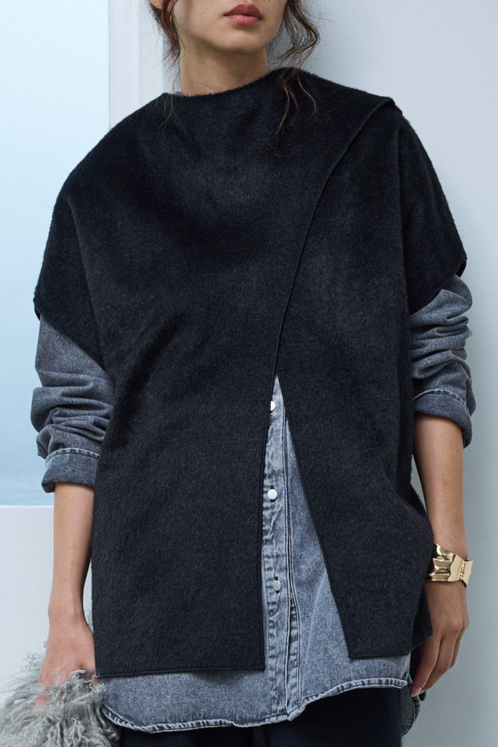 [予約]ラップシャギーポンチョ