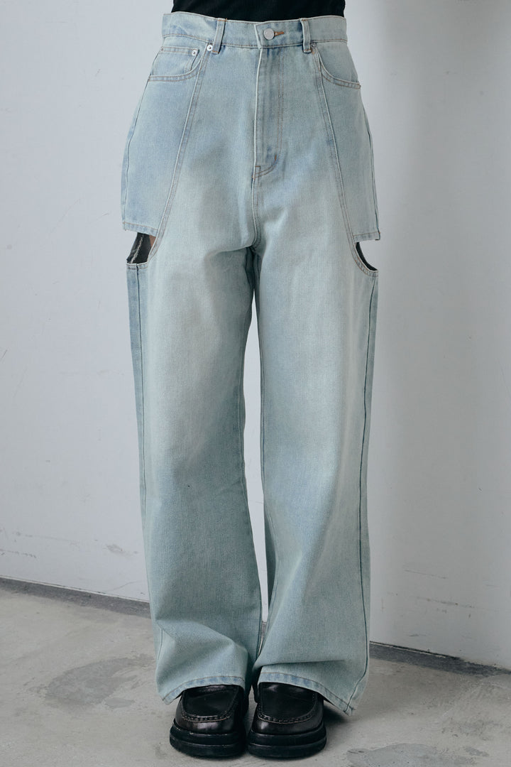 [予約]スラッシュカットデニム