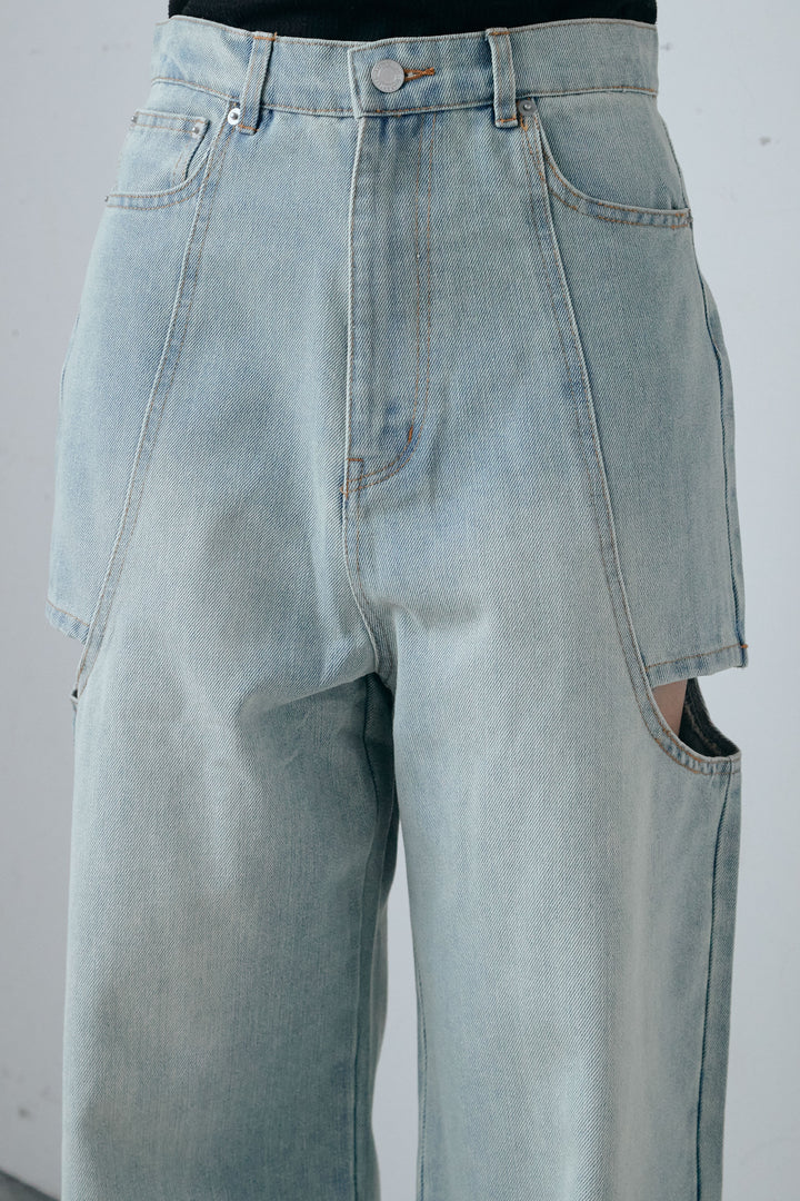 [予約]スラッシュカットデニム