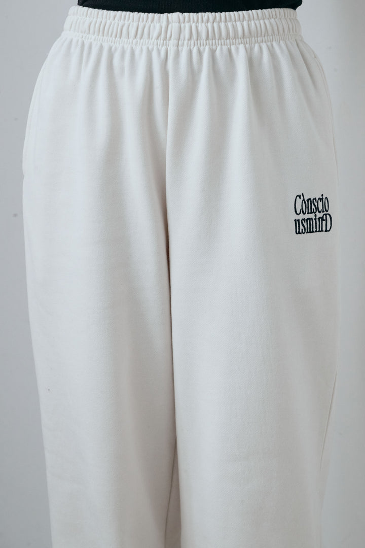 [予約]ロゴ刺繍ジョガー パンツ