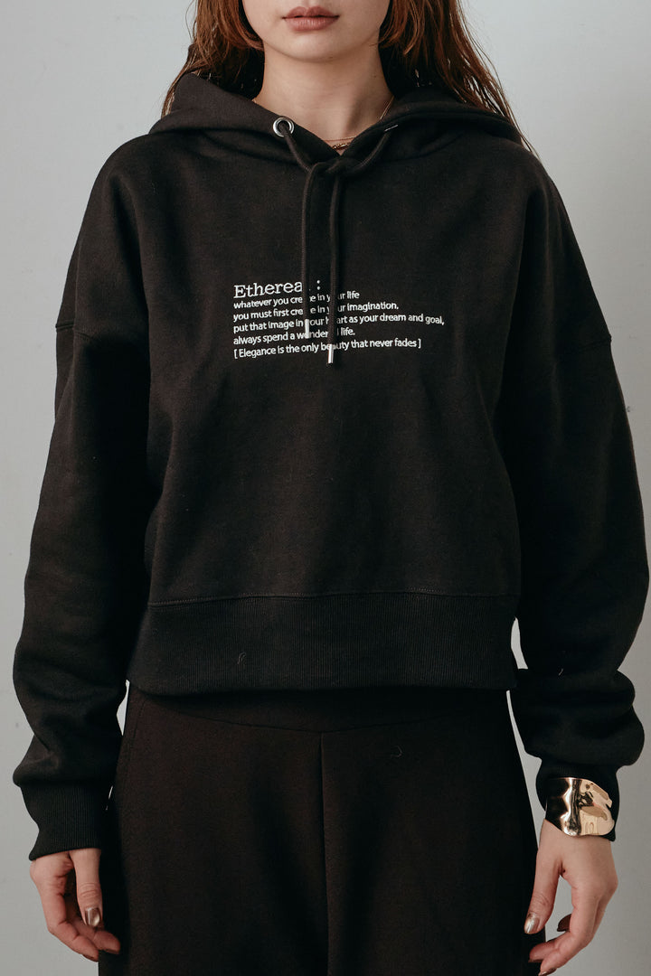 [予約]ミニレタリングフーディ