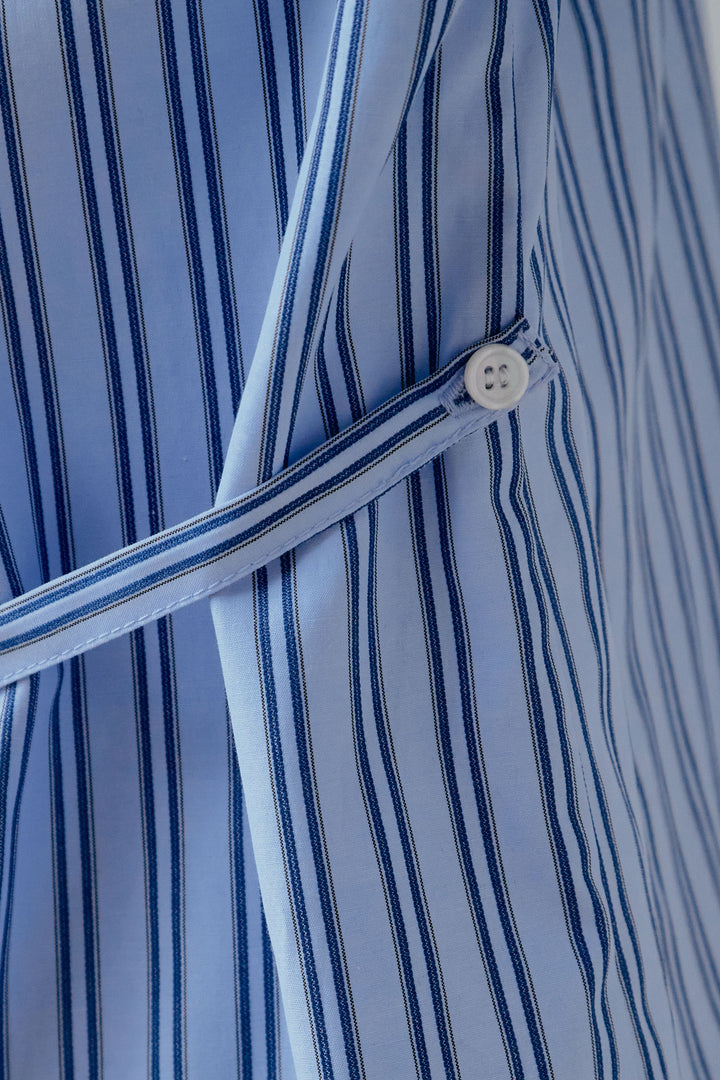 [予約]カラーストライプ2WAYウエストシェイプシャツ