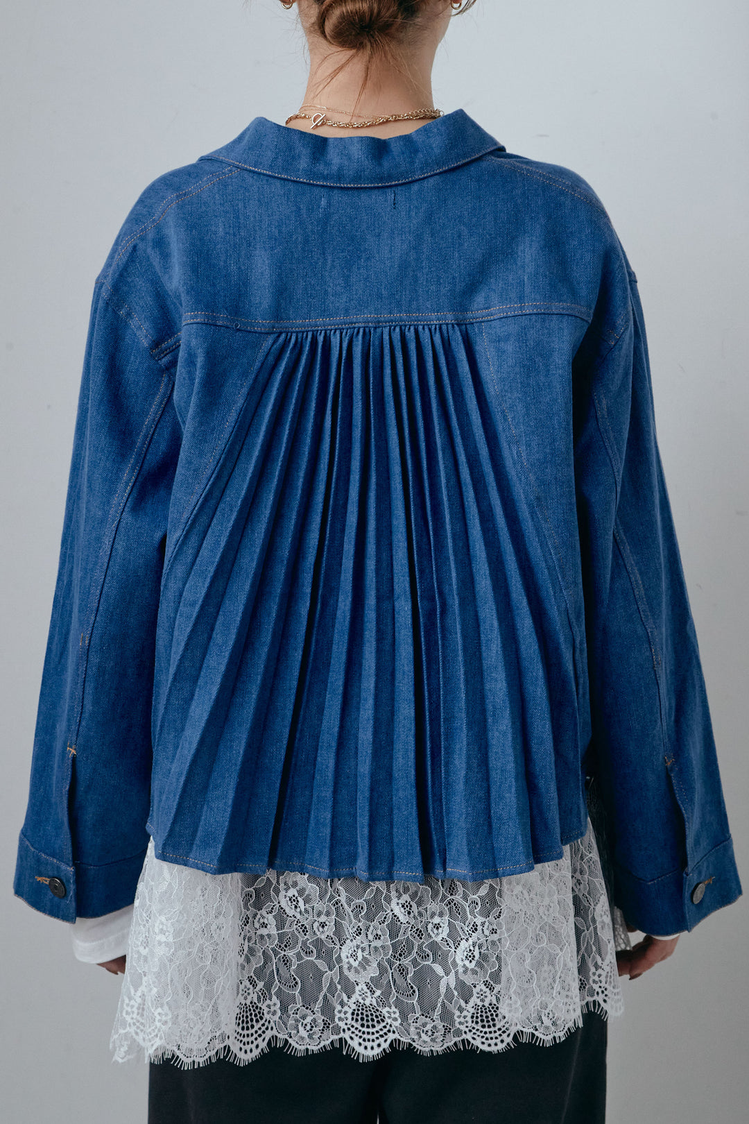 [予約]バックプリーツデニムJK