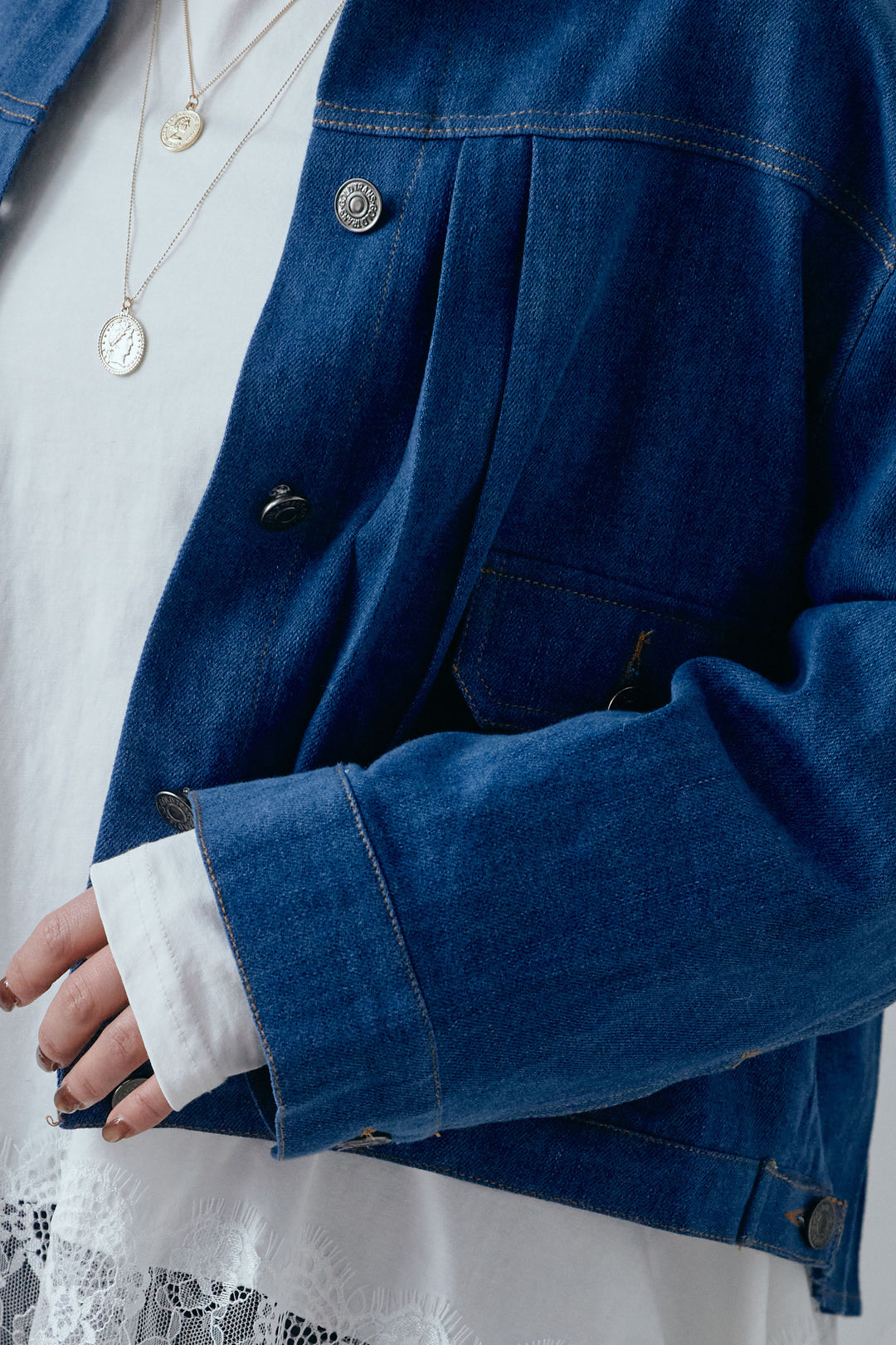 [予約]バックプリーツデニムJK