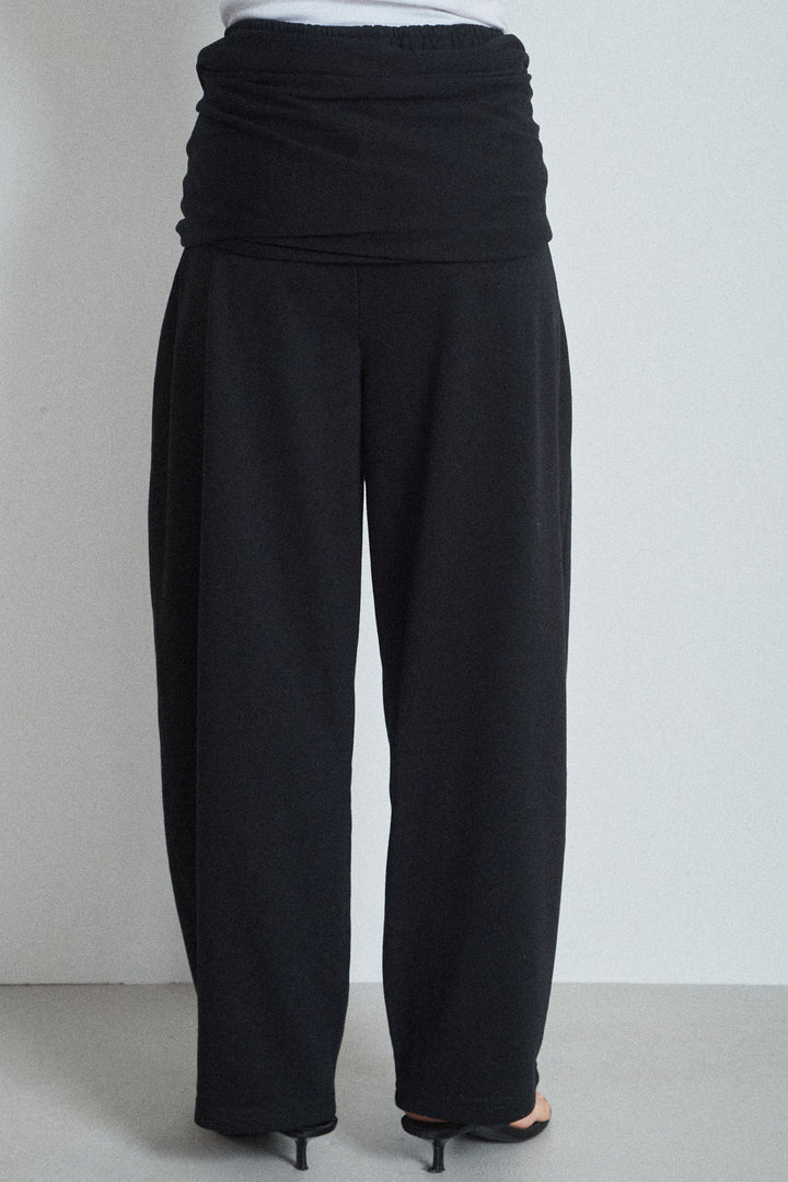 [予約/SET]チュールレイヤードPO+スリーブベルト付コクーンパンツ(2set)