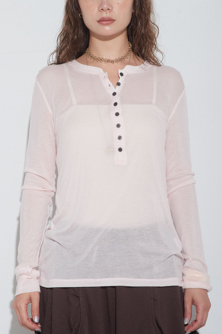 [予約]シアーヘンリーネックプルオーバー