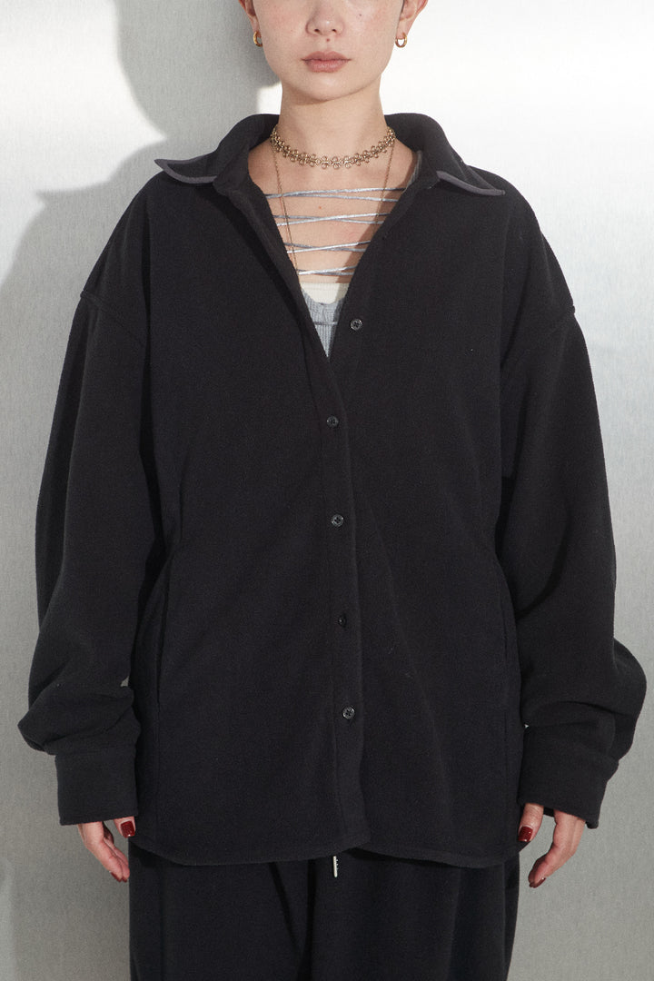 [予約]フリースパイピングシャツブルゾン