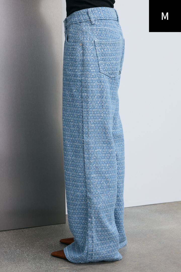 [予約]ニュアンスグリッターデニム