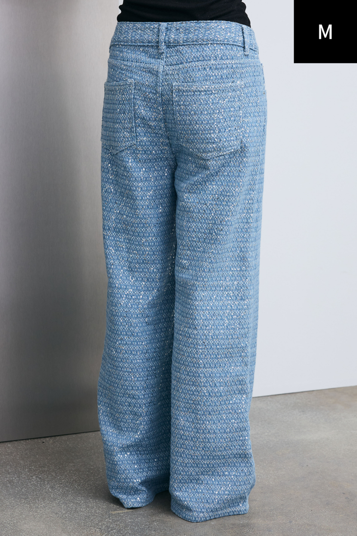 [予約]ニュアンスグリッターデニム