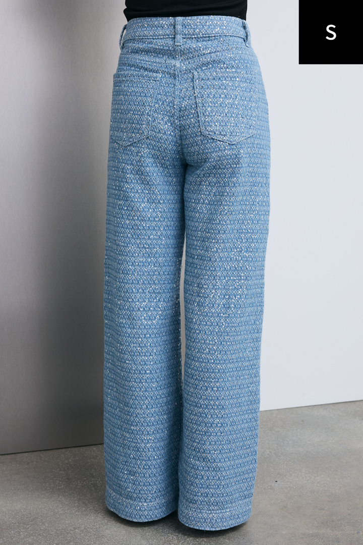 [予約]ニュアンスグリッターデニム