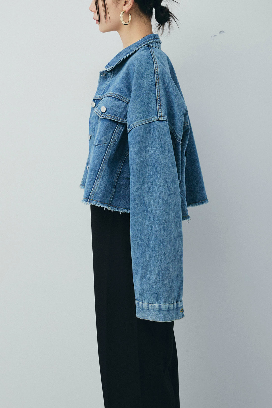 [予約]カットオフショートデニムジャケット