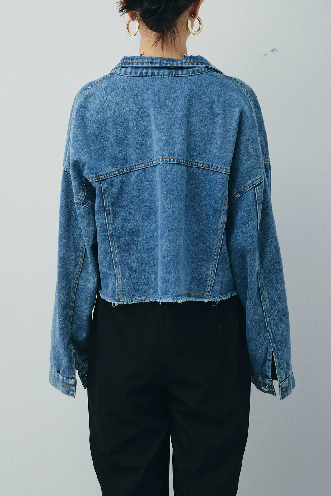 [予約]カットオフショートデニムジャケット