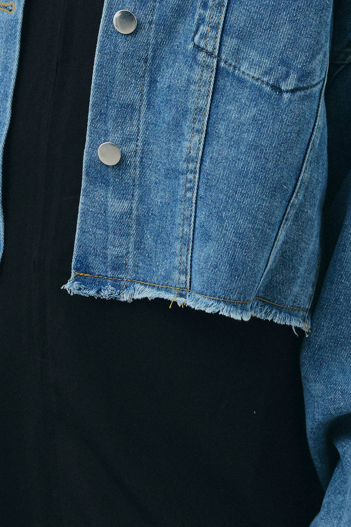 [予約]カットオフショートデニムジャケット