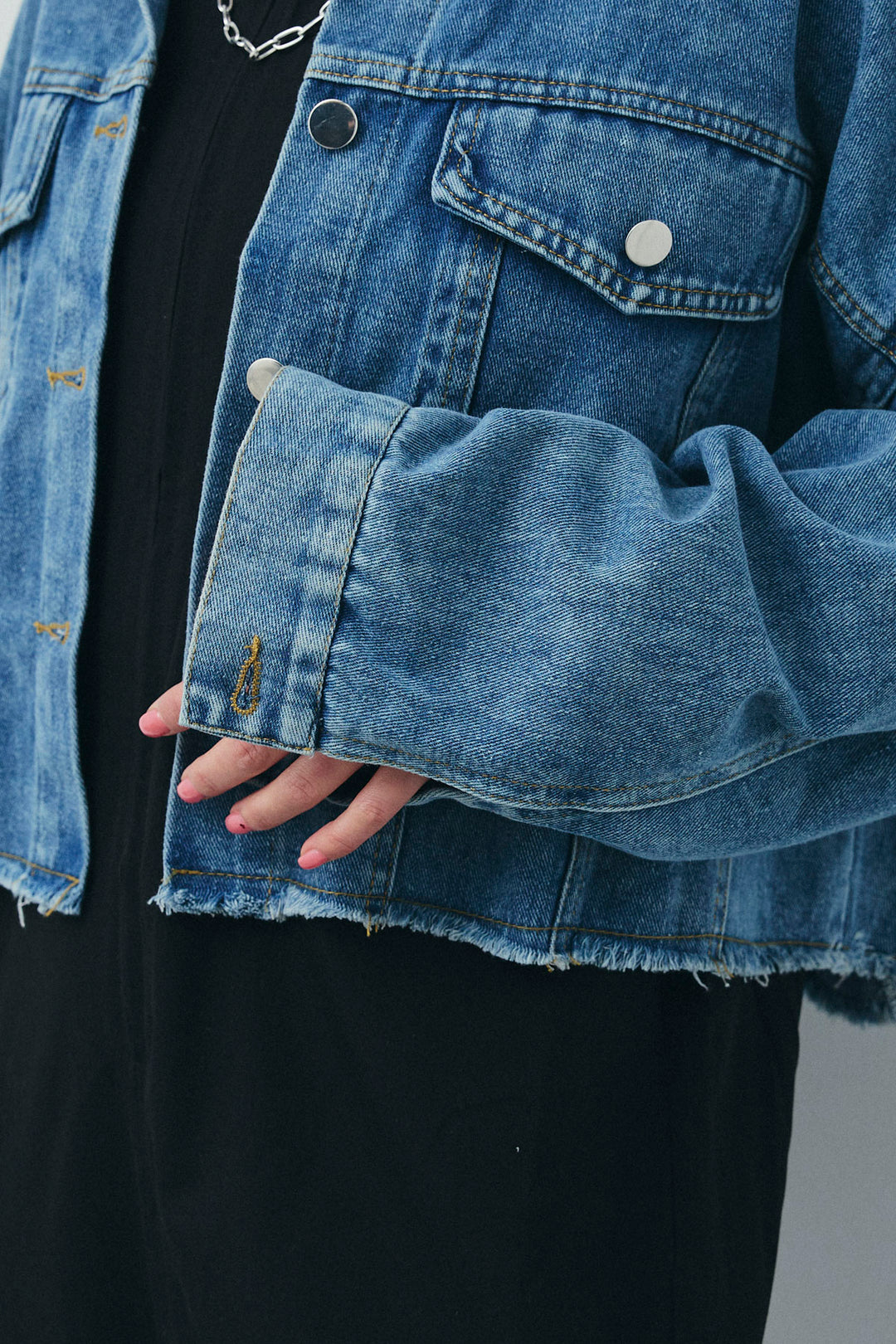 [予約]カットオフショートデニムジャケット