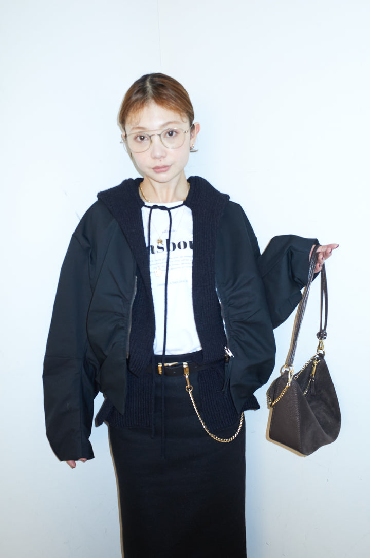 [予約]ミリタリーライクバルーンブルゾン