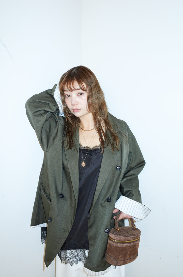 [予約]TRツイルレイヤードダブルテーラードジャケット