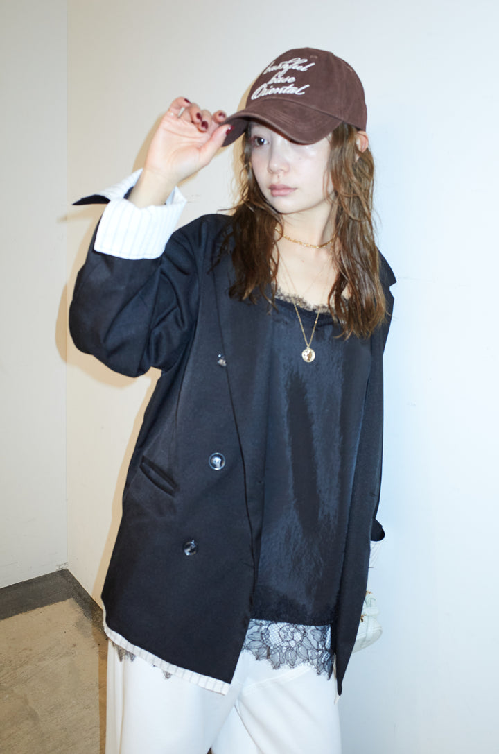 [予約]TRツイルレイヤードダブルテーラードジャケット