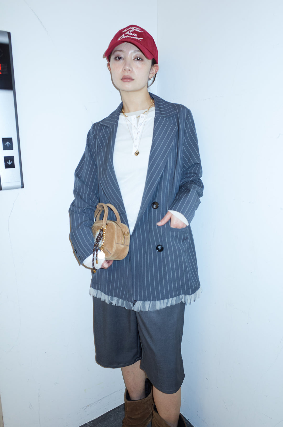 [予約]裾フリルダブル2wayジャケット