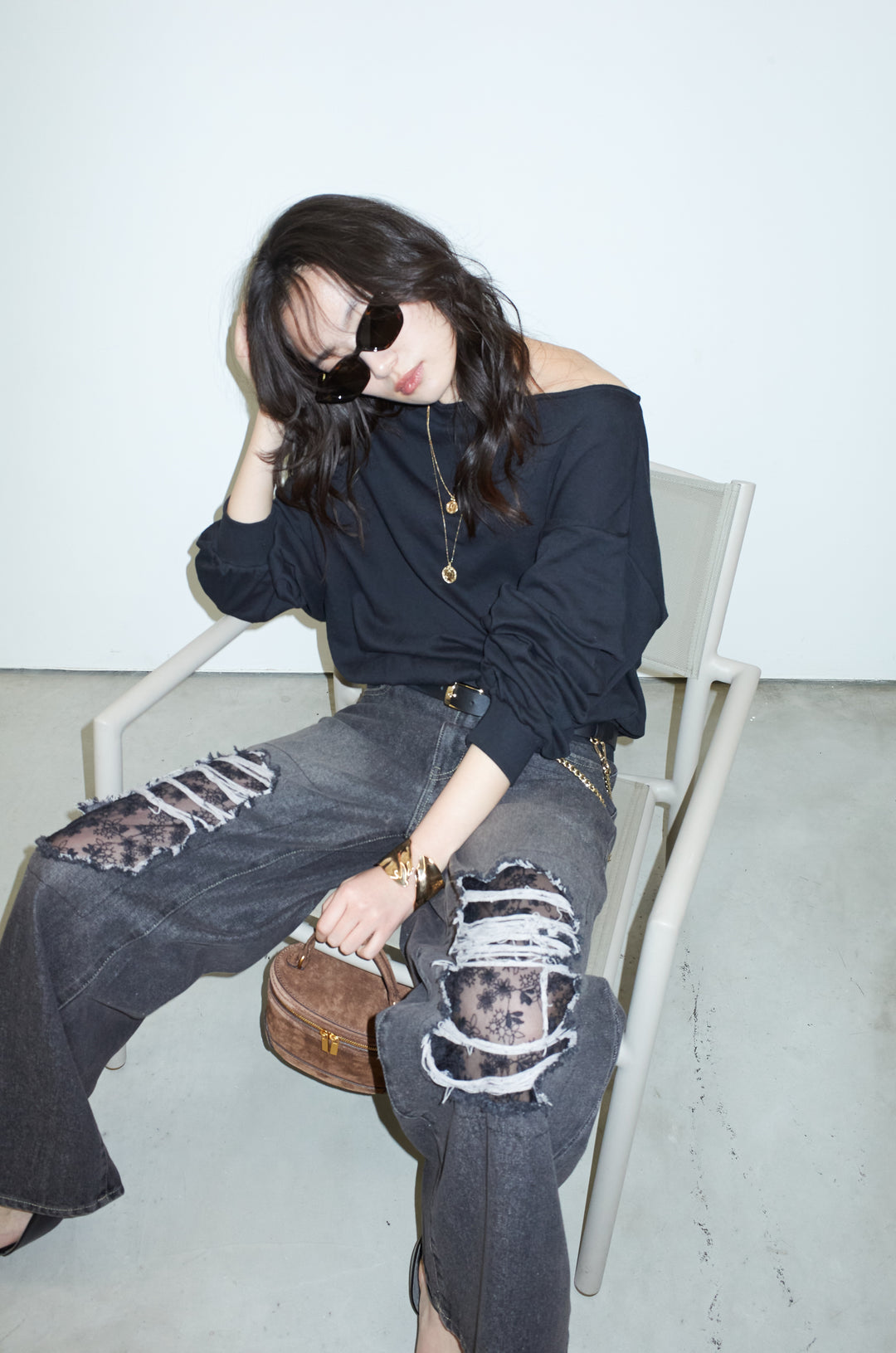 [予約]シアーオフショルプルオーバー