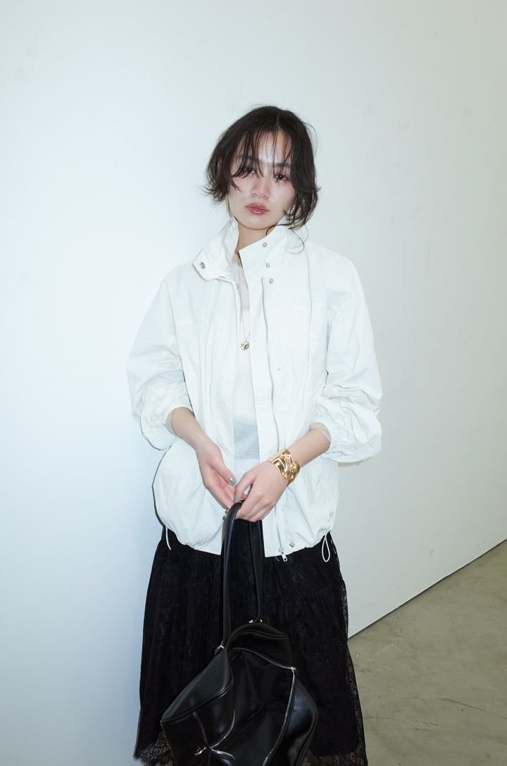 [予約]ナイロンタフタスタンドカラーブルゾン