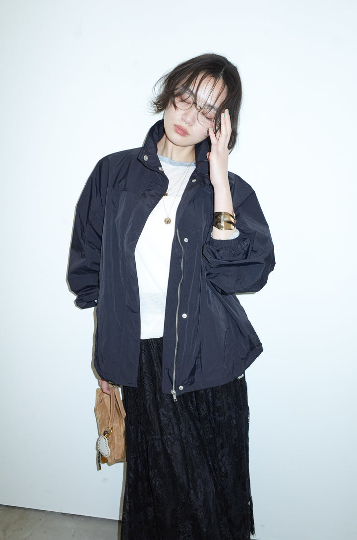 [予約]ナイロンタフタスタンドカラーブルゾン