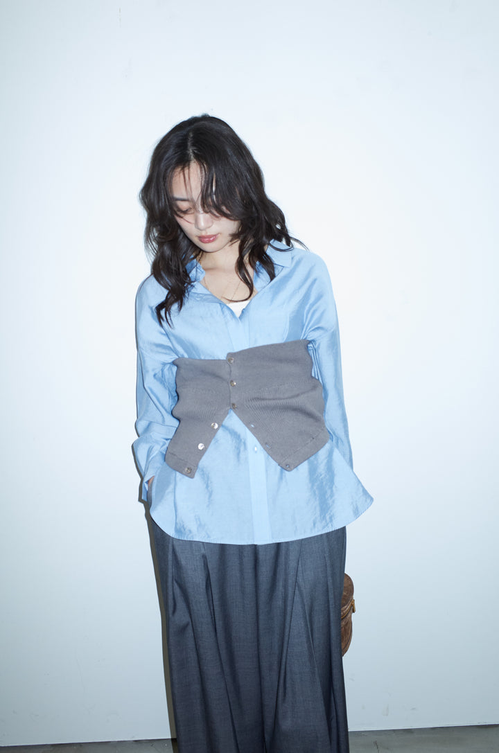 [予約]ニットビスチェセットシャツ