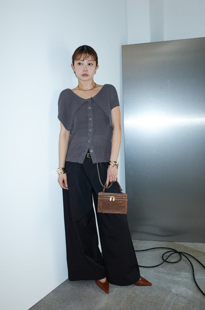 [予約]ビッグカラーニットトップス