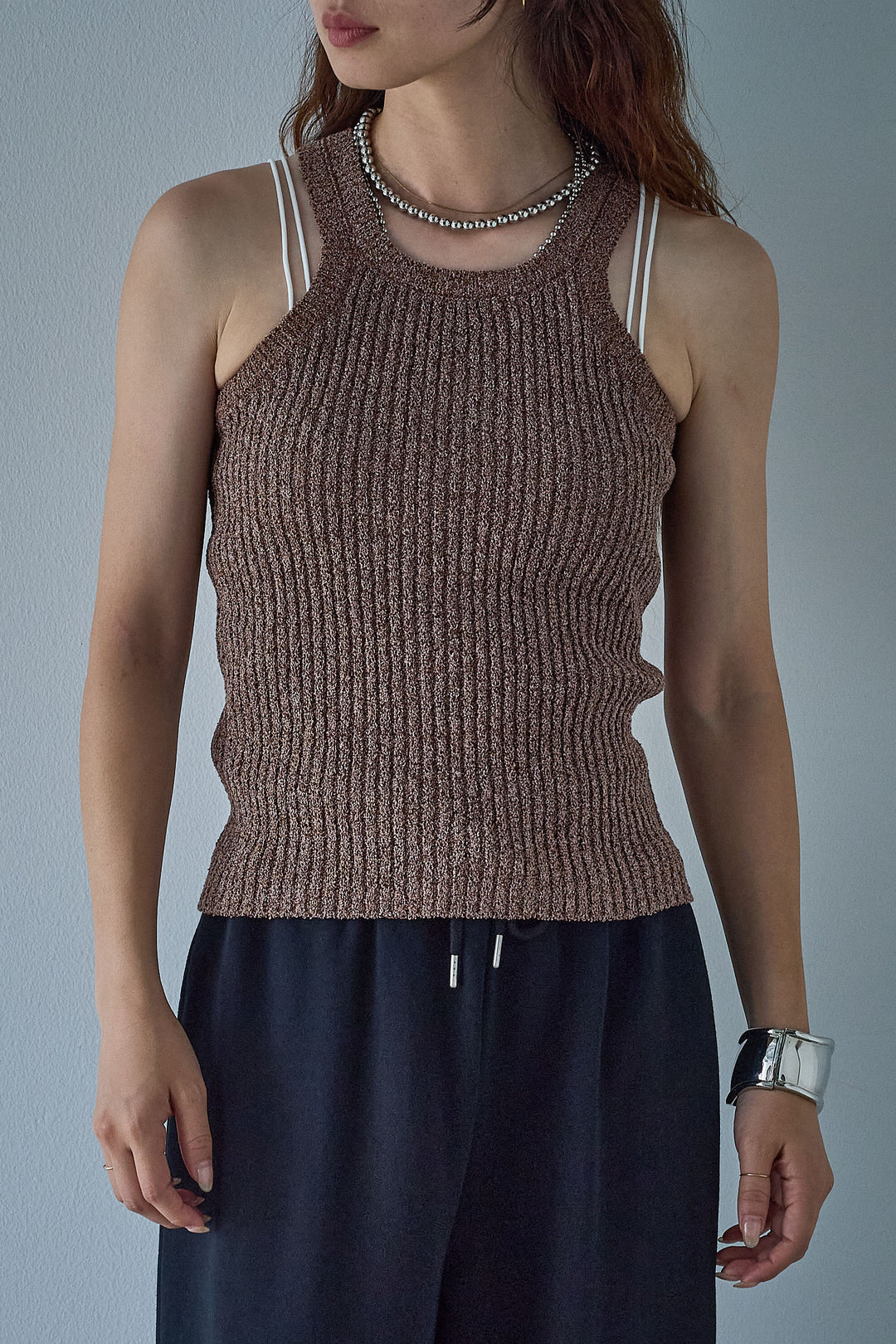 [予約]アメスリニットタンクトップ