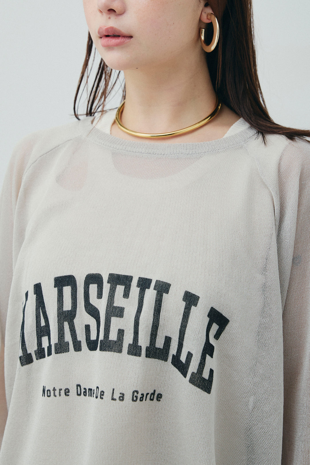 [予約/SET]ロゴプリントシアーニット+ブロードシャツロンパース(2set)