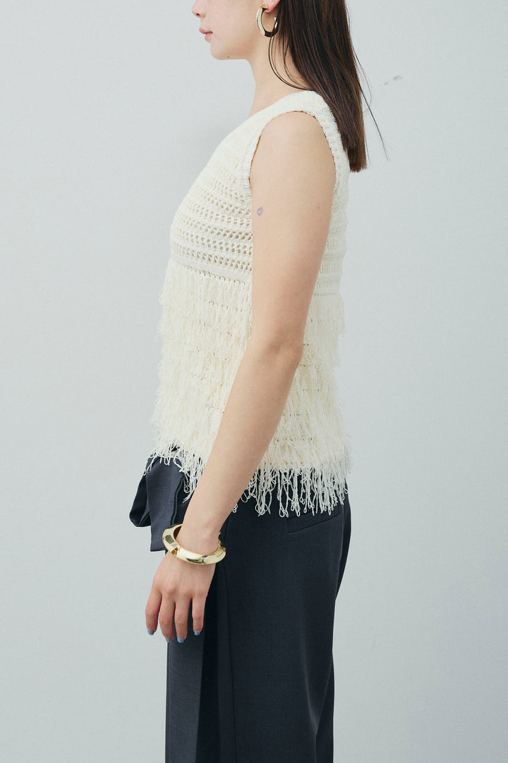 [予約]フリンジニットタンク