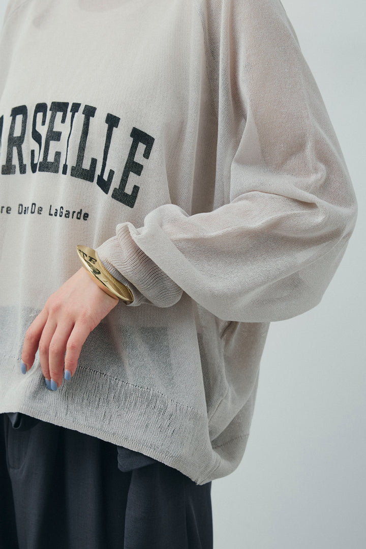 [予約/SET]ロゴプリントシアーニット+ブロードシャツロンパース(2set)