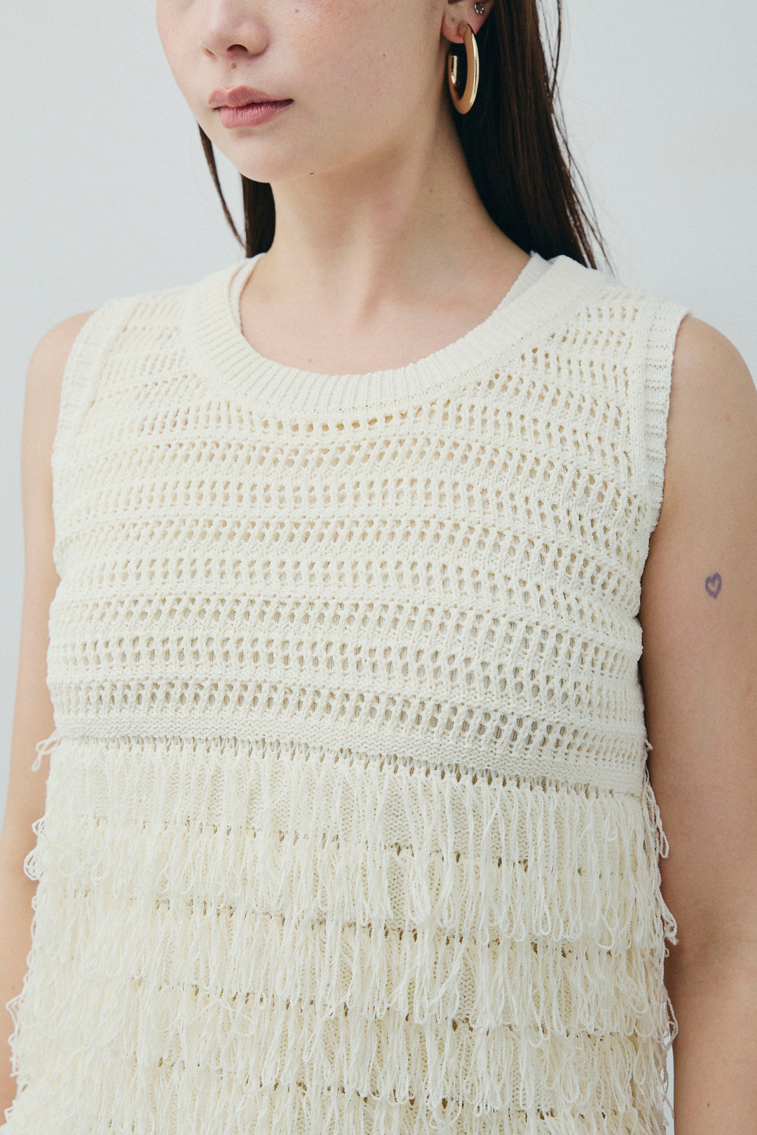 [予約]フリンジニットタンク