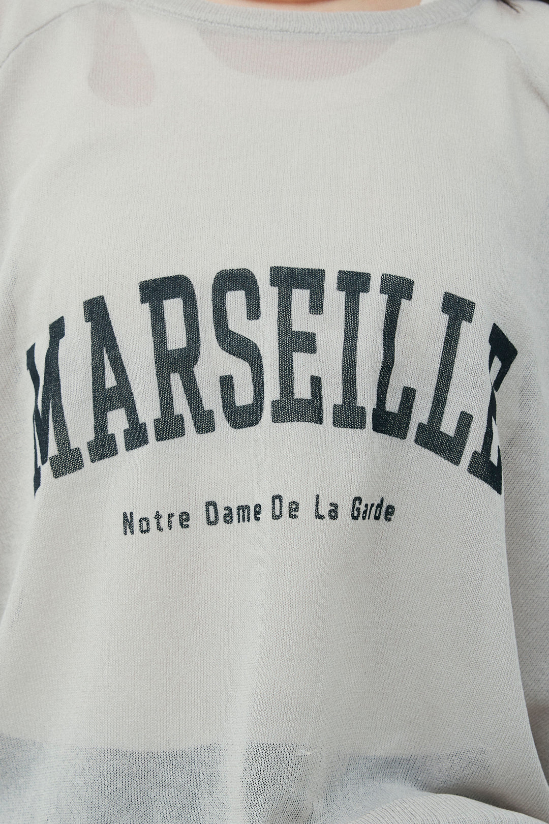 [予約/SET]ロゴプリントシアーニット+フロントクロスデザインワイドパンツ(2set)