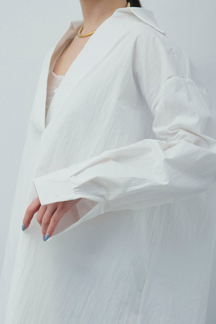 [予約/SET]スキッパービッグシャツ+サイドラインリラックスパンツ(2set)