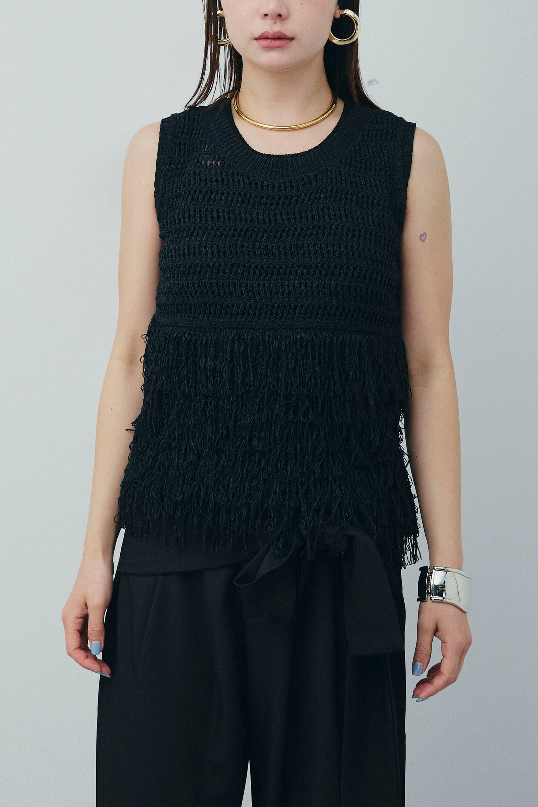 [予約]フリンジニットタンク