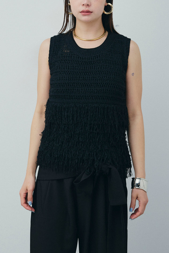 [予約]フリンジニットタンク