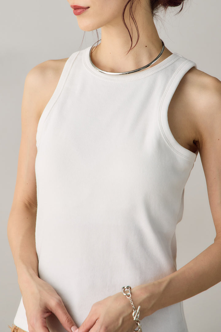 [予約/SET]カップ付きアメスリタンク+ビッグカフスオーバーサイズシャツ+ダブルウエストスウェットパンツ(3set)