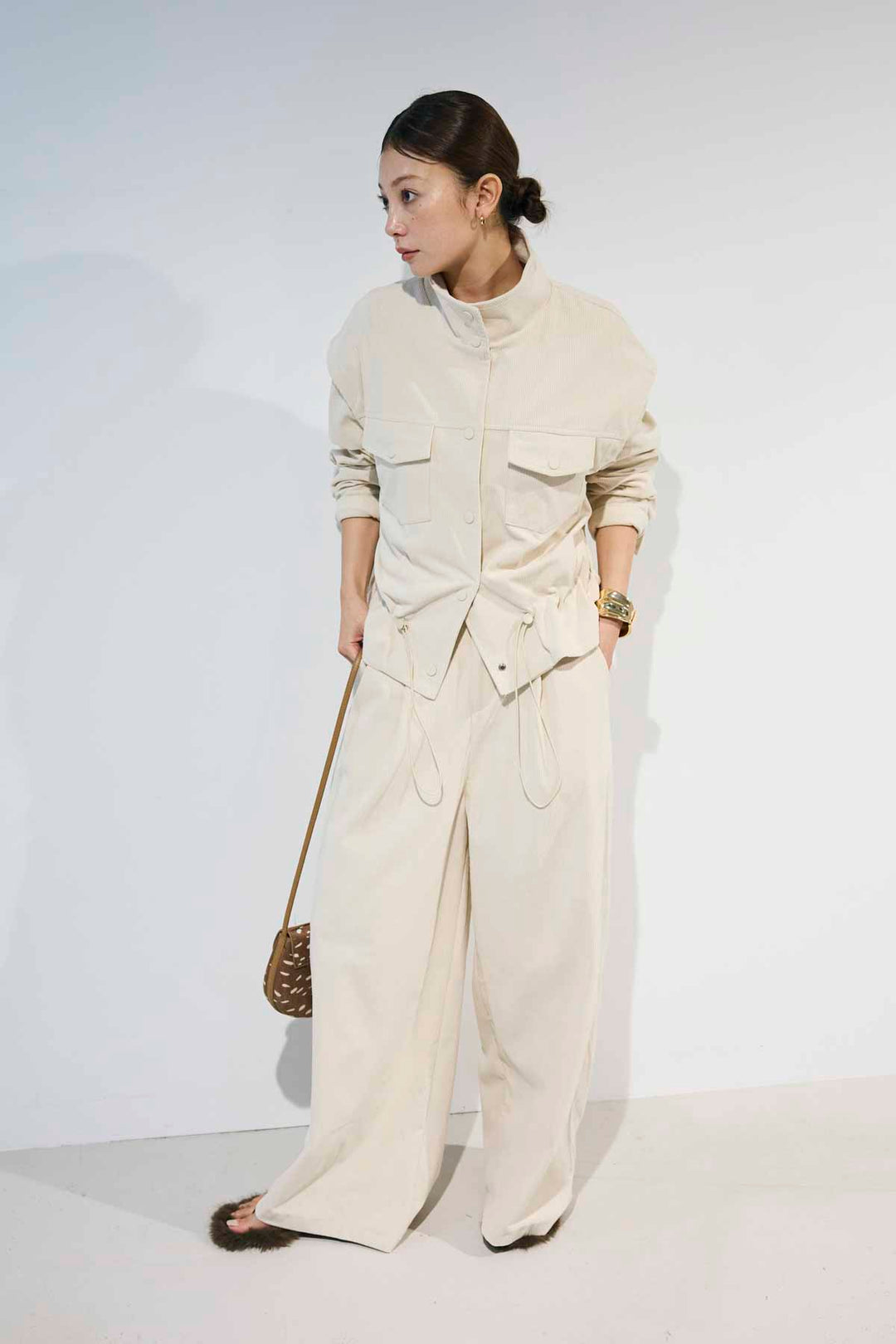 [予約]ドロストコーデュロイセットアップ