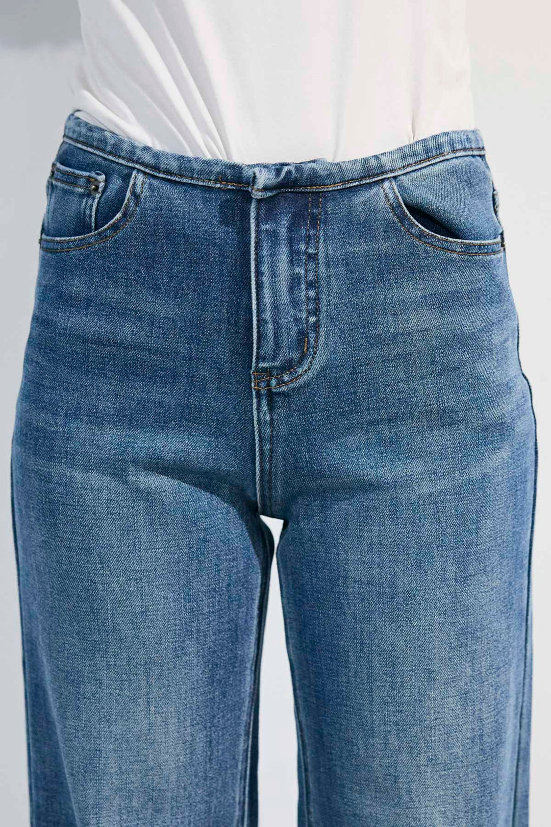 [予約]ヴィンテージウォッシュストレートデニムパンツ