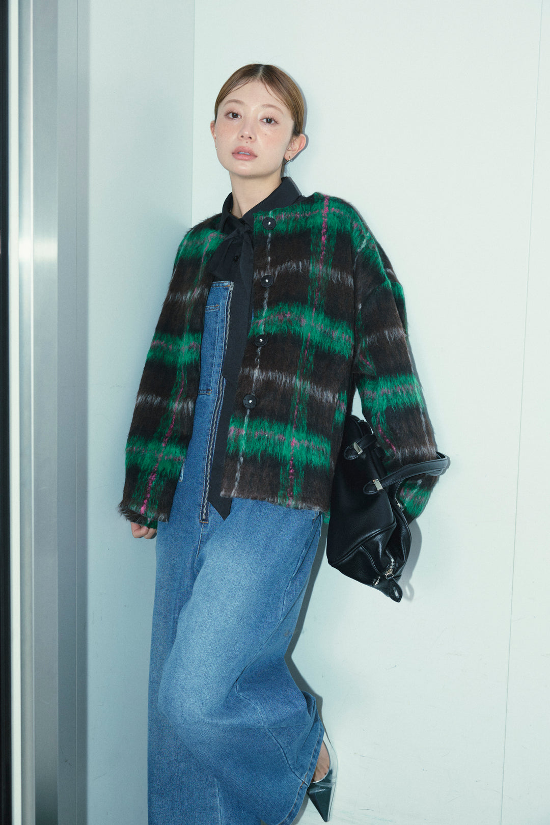 [予約]ミックスシャギーチェックJK