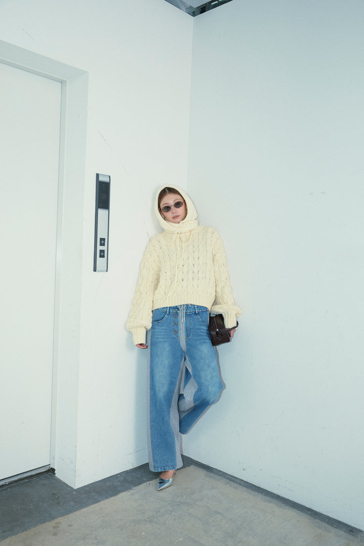 [予約]アルパカタッチフライトニットキャップ