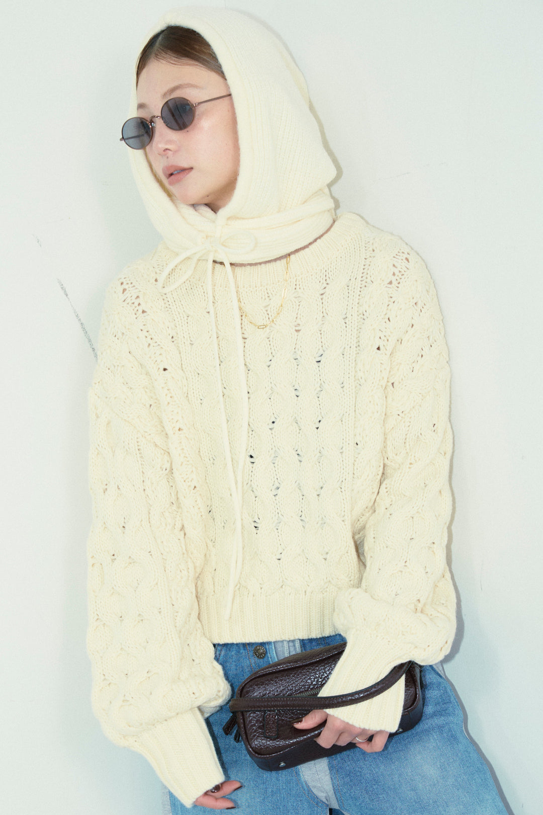 [予約]アルパカタッチフライトニットキャップ