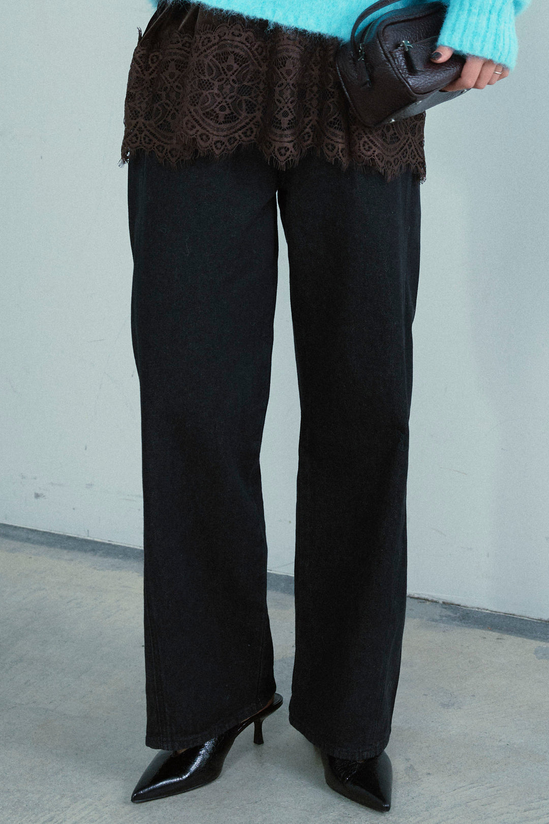 [予約]5ポケットサイド切り替えデニム