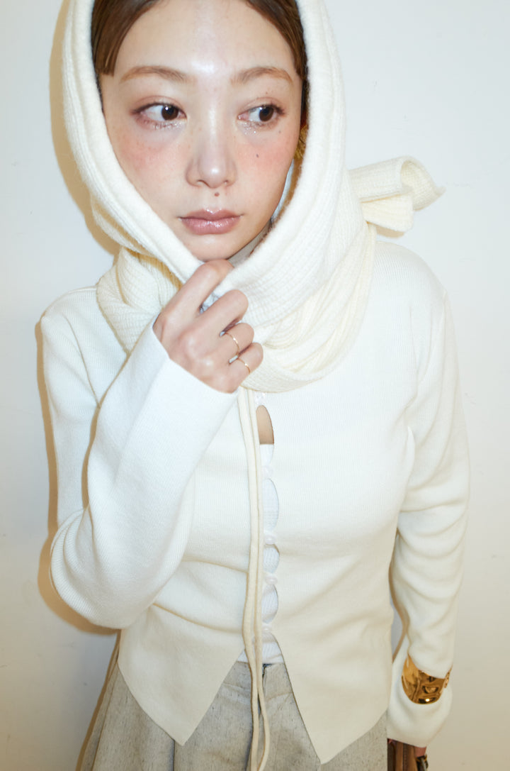 [予約]フロントホールニット