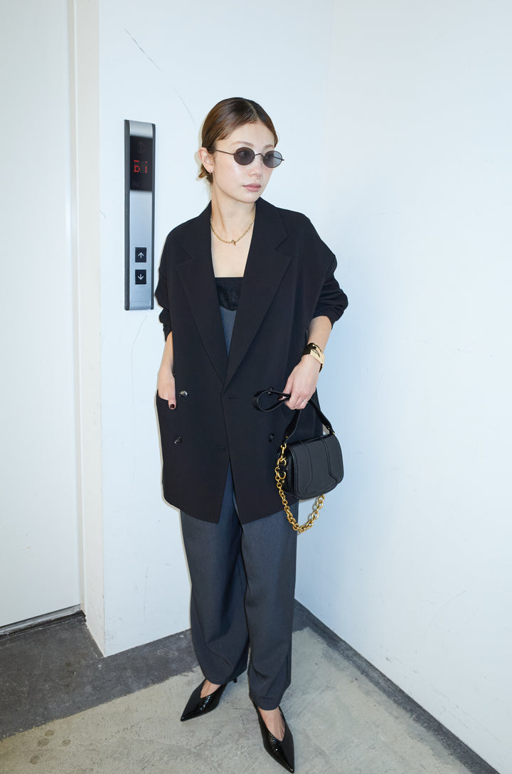 [予約/SET]ハイブリッドジャケット+レースキャミオールインワン(2set)