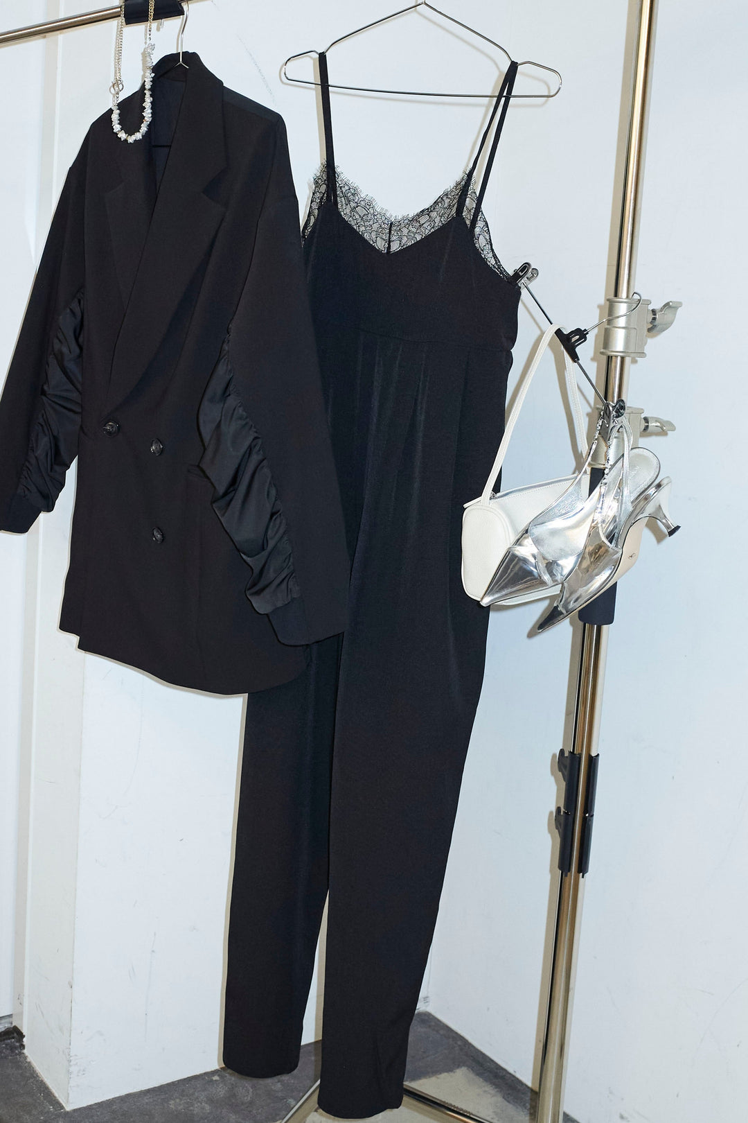 [予約]レースキャミオールインワン