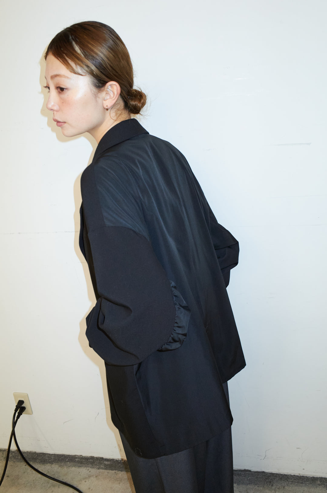 [予約/SET]ハイブリッドジャケット+レースキャミオールインワン(2set)