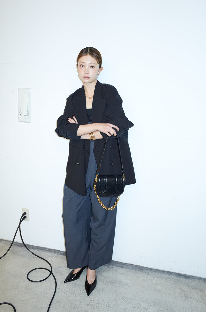 [予約/SET]ハイブリッドジャケット+レースキャミオールインワン(2set)