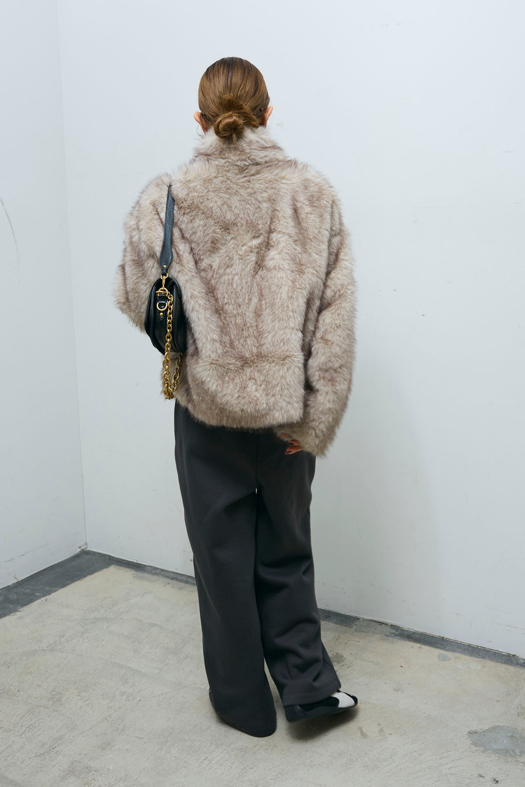 [予約/SET]ミックスファージップブルゾン+フロントホールニット(2set)